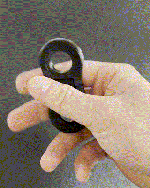 Slip and slide ring fidget